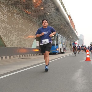 Race photo from KEMLU RUN 2026