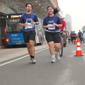 Race photo from KEMLU RUN 2026
