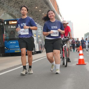 Race photo from KEMLU RUN 2026