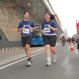 Race photo from KEMLU RUN 2026
