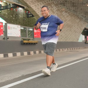 Race photo from KEMLU RUN 2026