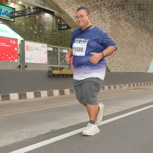 Race photo from KEMLU RUN 2026