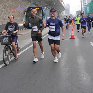 Race photo from KEMLU RUN 2026
