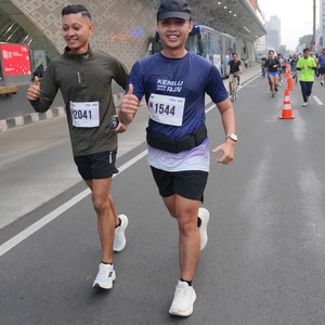 Race photo from KEMLU RUN 2026