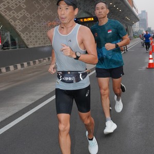 Race photo from KEMLU RUN 2026