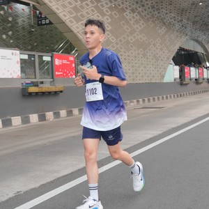 Race photo from KEMLU RUN 2026
