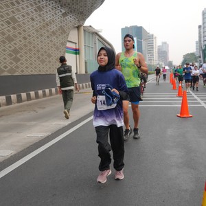 Race photo from KEMLU RUN 2026