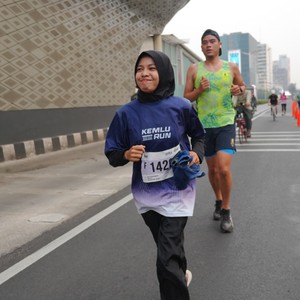 Race photo from KEMLU RUN 2026