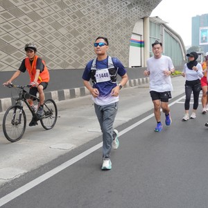 Race photo from KEMLU RUN 2026