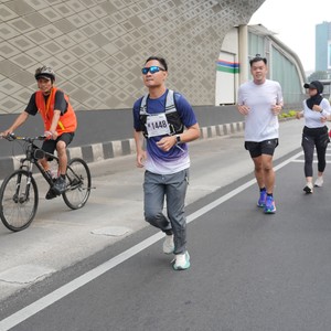 Race photo from KEMLU RUN 2026