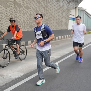 Race photo from KEMLU RUN 2026