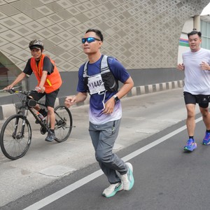 Race photo from KEMLU RUN 2026