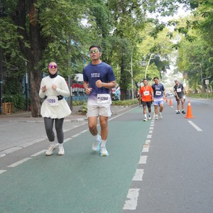 Race photo from KEMLU RUN 2026