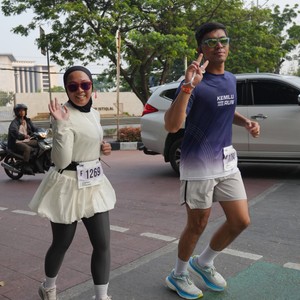 Race photo from KEMLU RUN 2026