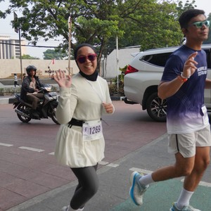 Race photo from KEMLU RUN 2026