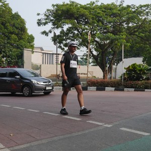 Race photo from KEMLU RUN 2026