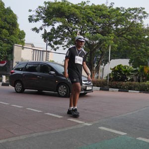 Race photo from KEMLU RUN 2026