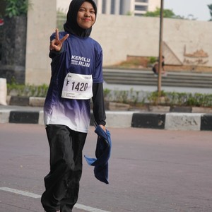 Race photo from KEMLU RUN 2026