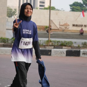 Race photo from KEMLU RUN 2026