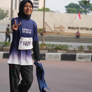 Race photo from KEMLU RUN 2026