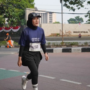 Race photo from KEMLU RUN 2026