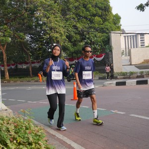Race photo from KEMLU RUN 2026
