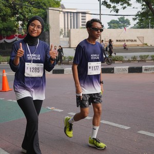 Race photo from KEMLU RUN 2026