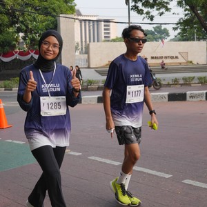 Race photo from KEMLU RUN 2026
