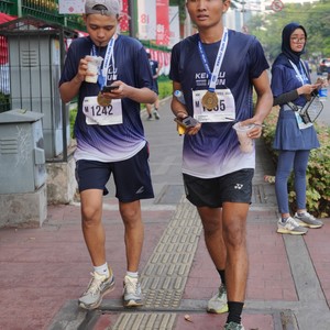Race photo from KEMLU RUN 2026