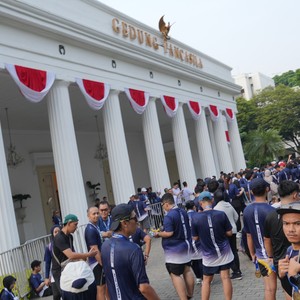 Race photo from KEMLU RUN 2026