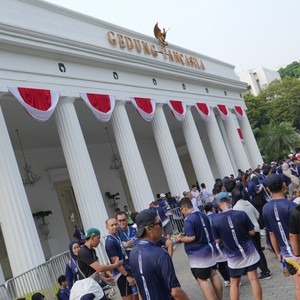 Race photo from KEMLU RUN 2026