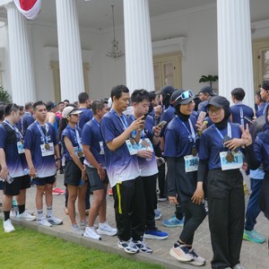 Race photo from KEMLU RUN 2026