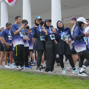 Race photo from KEMLU RUN 2026