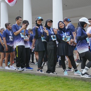 Race photo from KEMLU RUN 2026