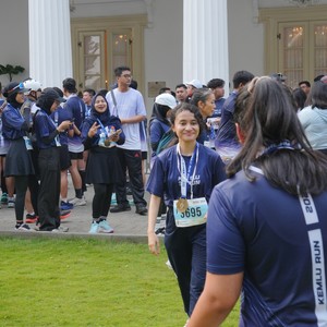 Race photo from KEMLU RUN 2026