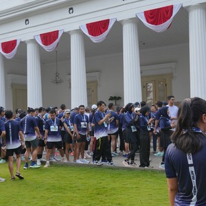 Race photo from KEMLU RUN 2026
