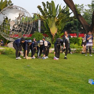 Race photo from KEMLU RUN 2026
