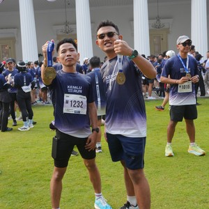 Race photo from KEMLU RUN 2026