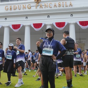 Race photo from KEMLU RUN 2026