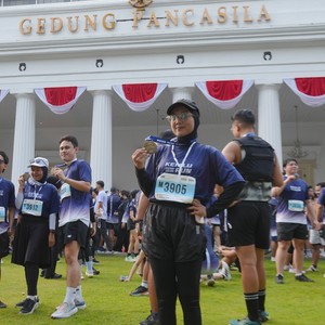 Race photo from KEMLU RUN 2026
