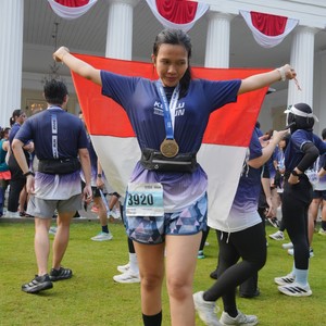 Race photo from KEMLU RUN 2026