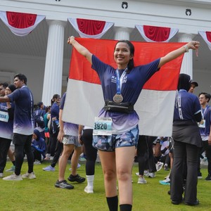 Race photo from KEMLU RUN 2026
