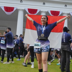 Race photo from KEMLU RUN 2026