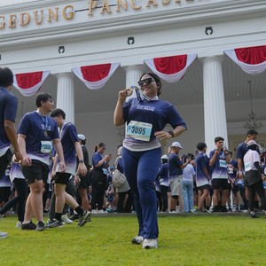 Race photo from KEMLU RUN 2026