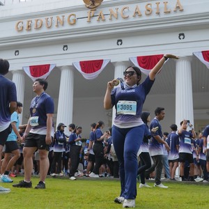 Race photo from KEMLU RUN 2026