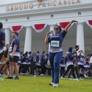 Race photo from KEMLU RUN 2026