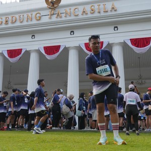 Race photo from KEMLU RUN 2026