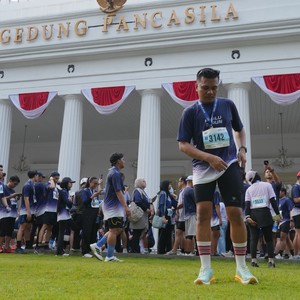 Race photo from KEMLU RUN 2026