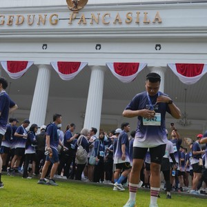 Race photo from KEMLU RUN 2026