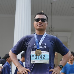 Race photo from KEMLU RUN 2026